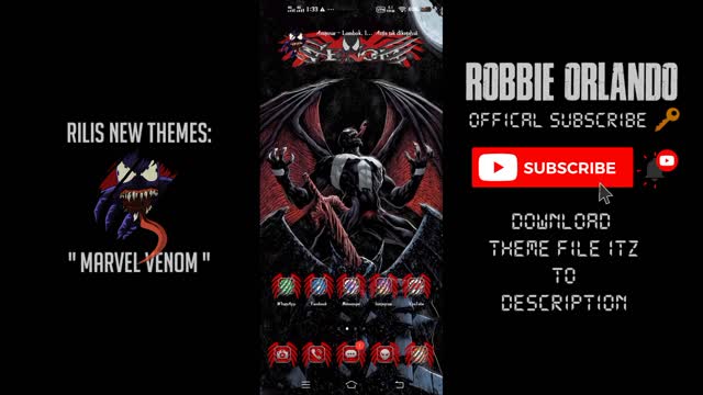 VENOM MARVEL - VIVO THEMES ANDROID