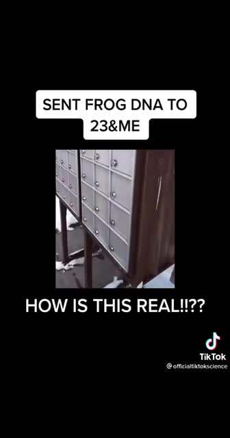 Frog DNA test