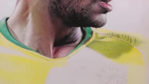 Start Drawing The Jersey Of Player Neymar