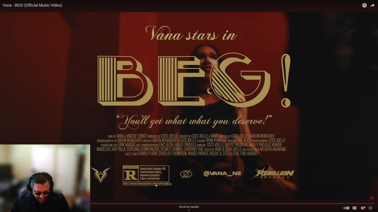 Vana - BEG! (Official Music Video) Reaction