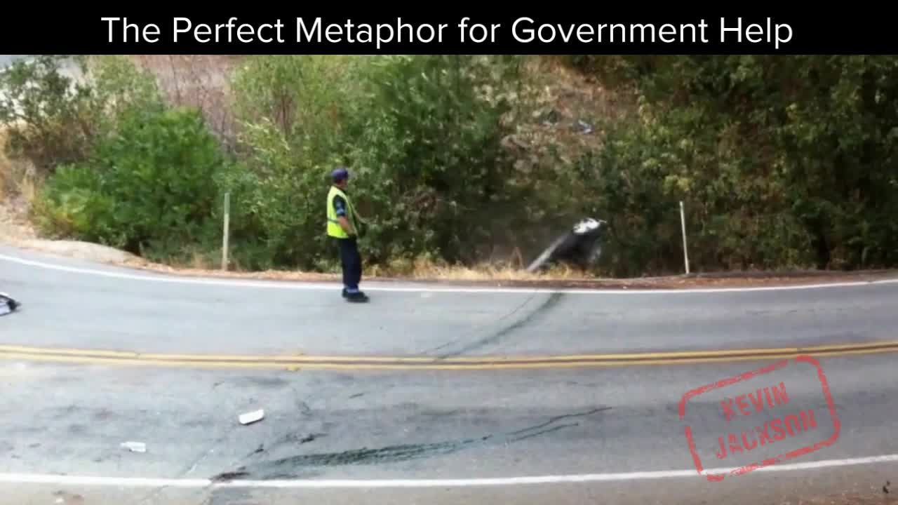 The Perect Metaphor for Government Help