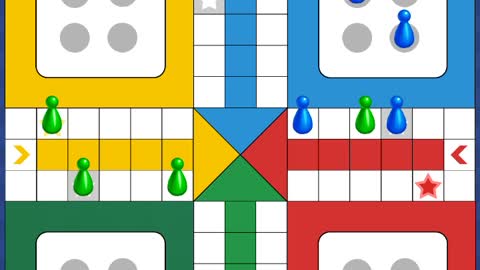 Playing a match with the new rare frame unlocked in the ludo club (LUXURIOUS) game.