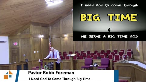 Pastor Robb Foreman // Big Time