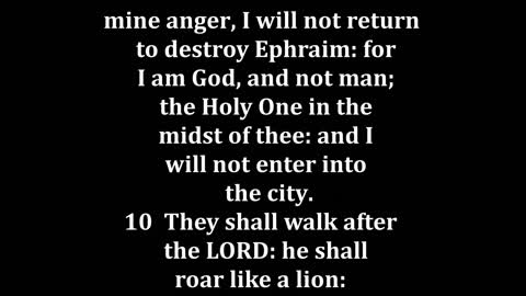 Hosea 11 King James version