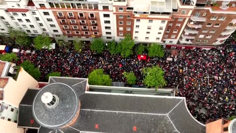 Simpatizantes de Pedro Sánchez