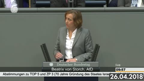 Beatrix von Storch (AfD) - AfD wirkt: seit Jahren fordern wir das Ende der Zahlungen an UNRWA!