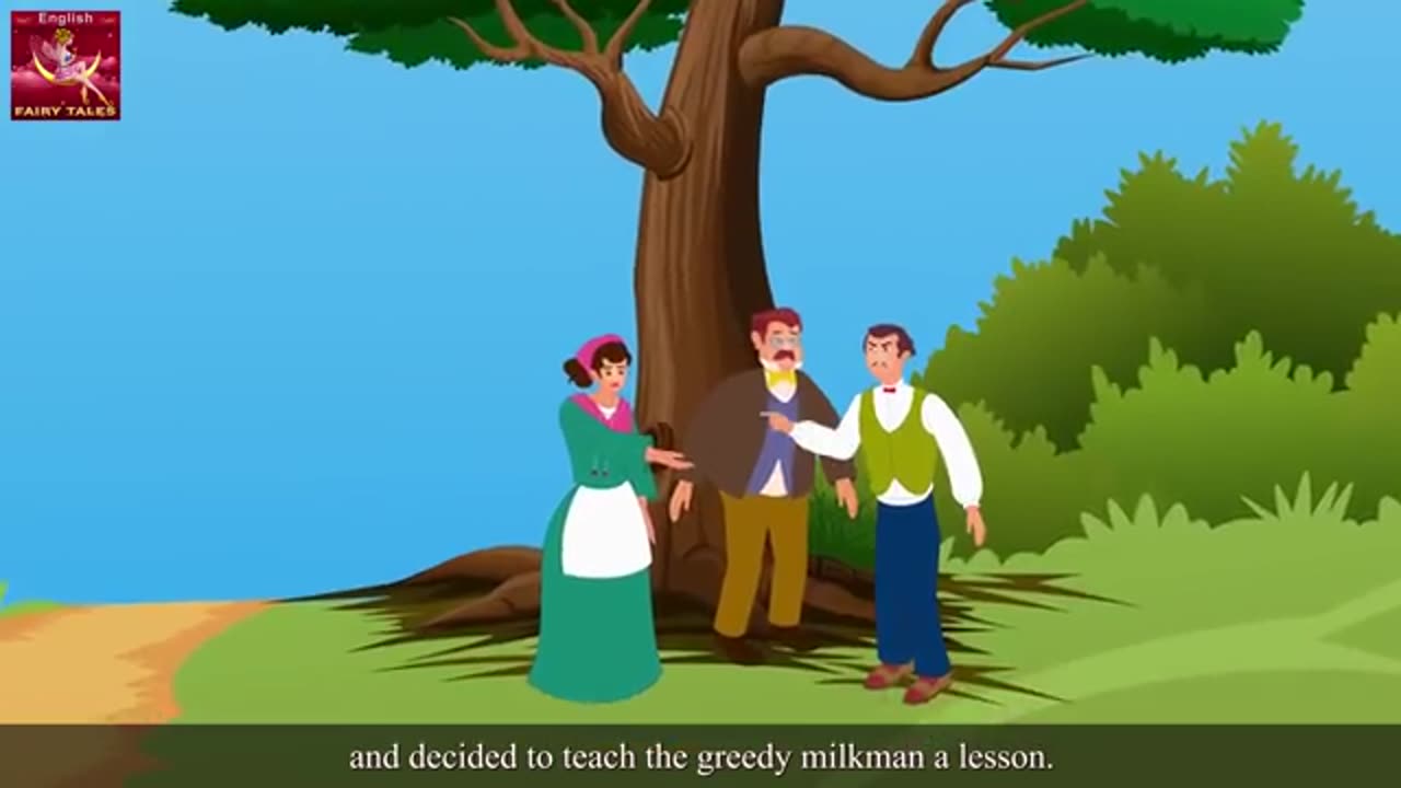 The Greedy Milkman a moral story for little kids who don't go to school 🎒