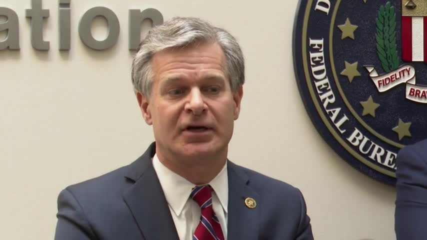 FBI Director Gets Put On The Spot Following SICKENING Mar-a-Lago Raid