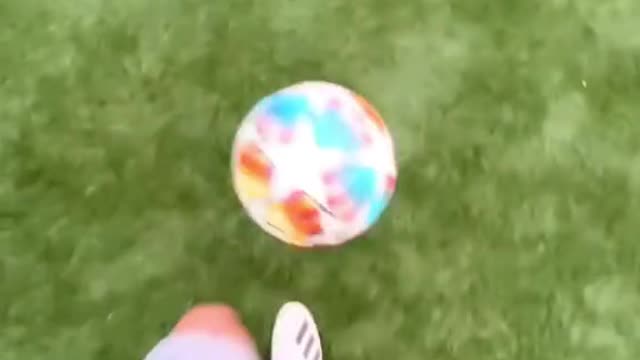 CRAZY TOUCHES POV FOOTBALL TRAINING Jeremy Lynch#shorts