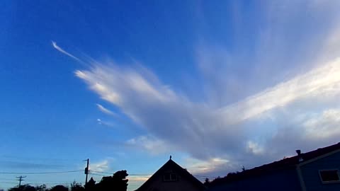 Chemtrailing our town again 10/27/22: