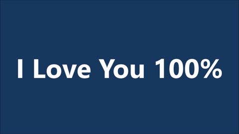 Psychology | I Love You 100% - RGW Wording Impact Teaching