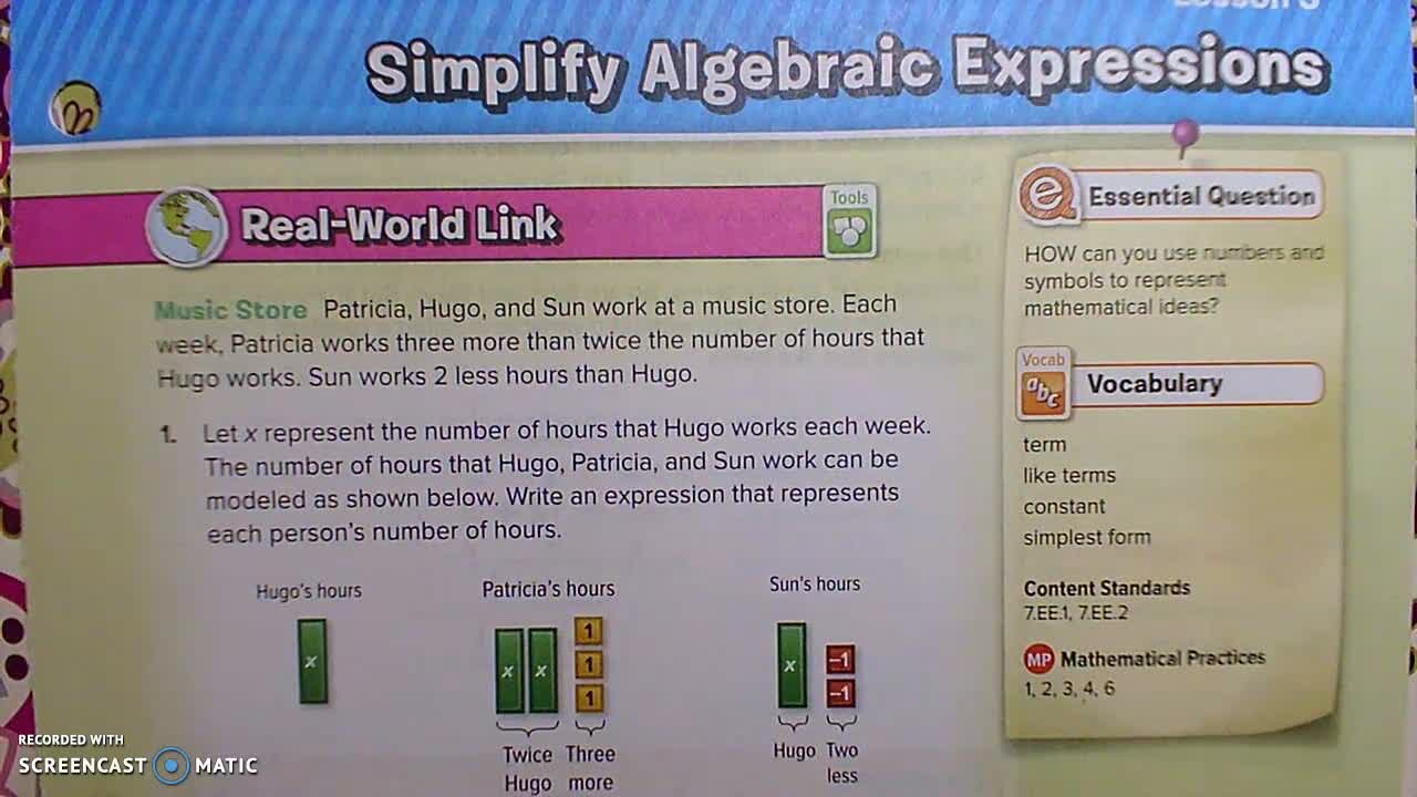 Gr 7 - Ch 5 - Lesson 5 - PART 1