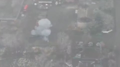 Russian tank got shot down