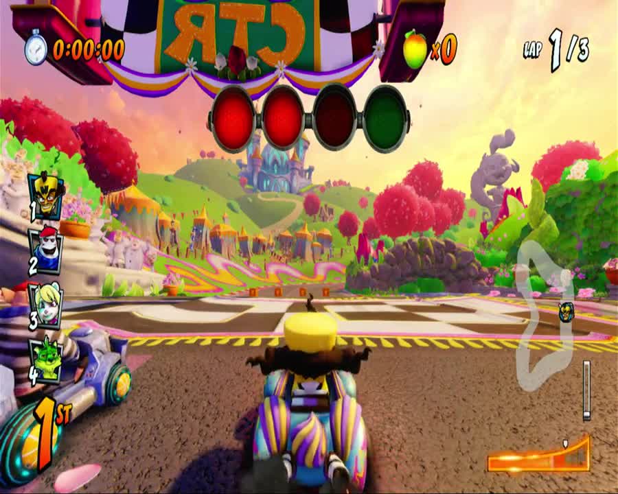 Crash Team Racing Nitro Fueled - Coco Park Mirror Mode Gameplay