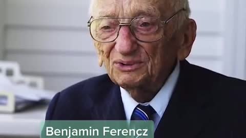 Benjamin Ferencz Last Living Prosecutor Nuremberg Trials.