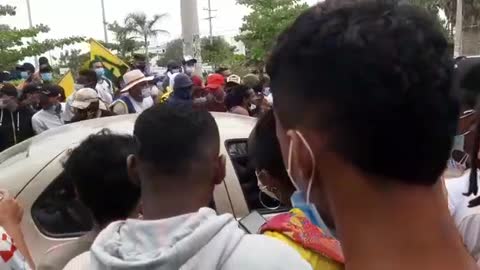 Atropellan a joven durante la manifestación del 28 de mayo