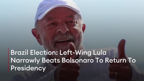 Brazil: Jair Bolsonaro Not Conceding Election To Leftist Luiz Inácio Lula da Silva