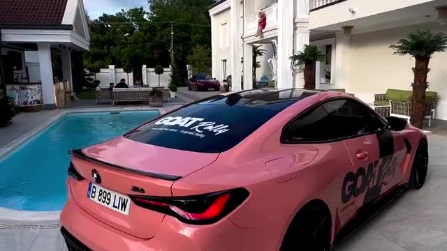 BMW PINK CAR