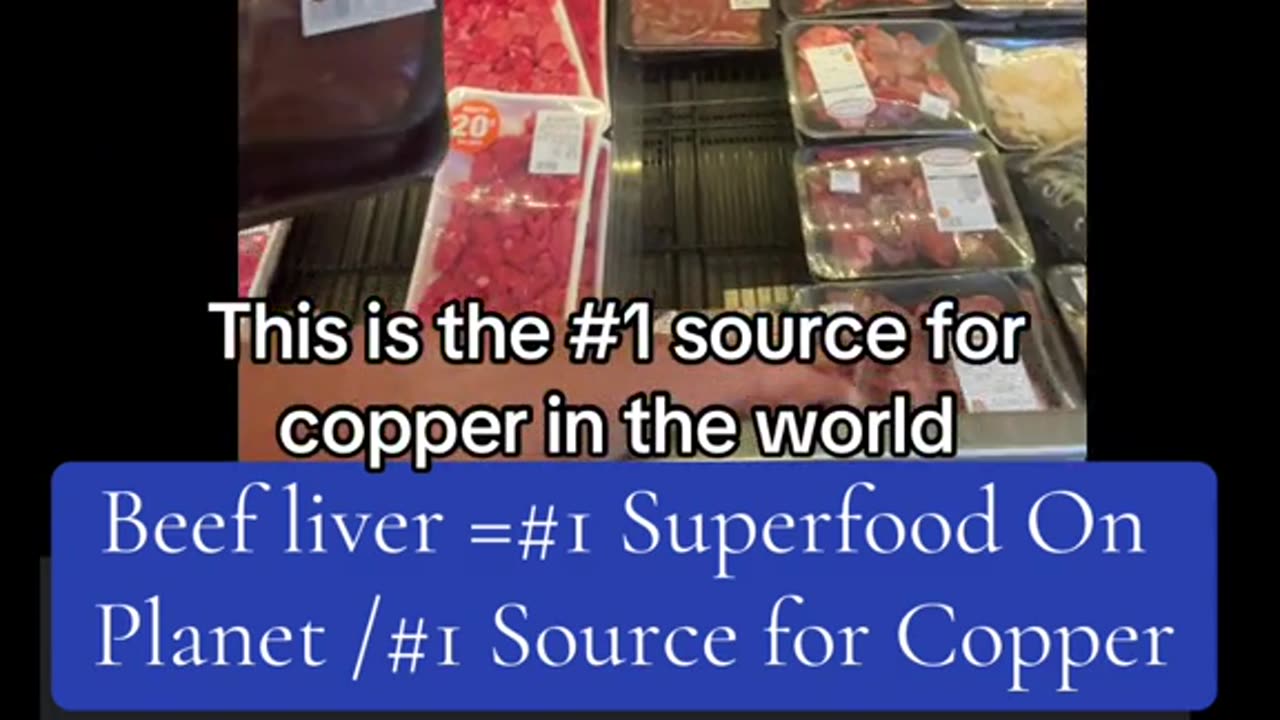 #1 Copper Source= Beef Liver