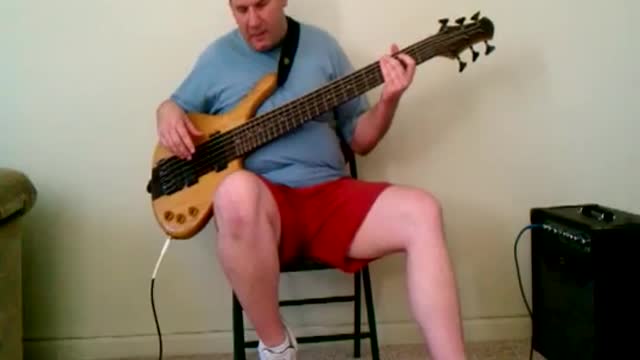 Custom Pierre Laporte 6 string bass demo