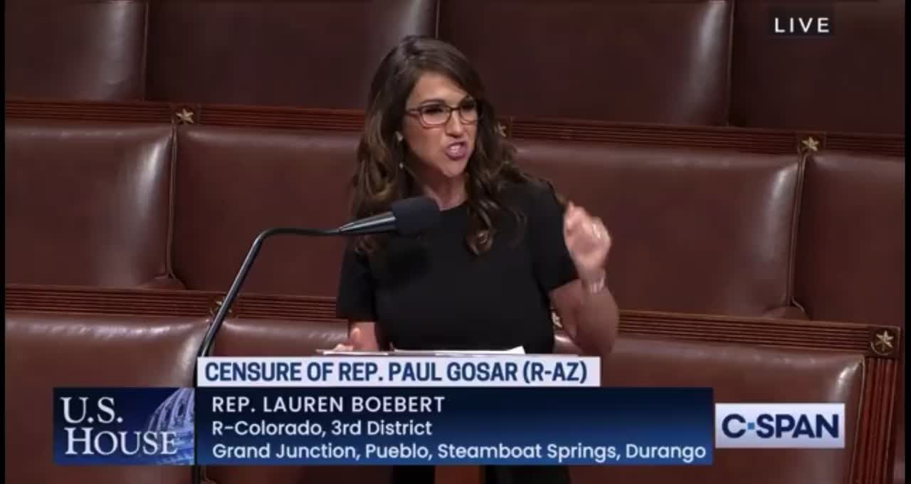 Rep. Lauren Boebert (R. Colo.): Since Pelosi wants to talk about the inappropriate actions of members, shall we…