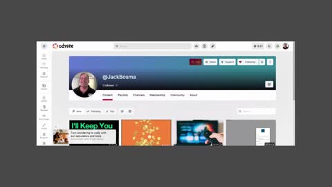Jack Bosma Has Joined Odysee