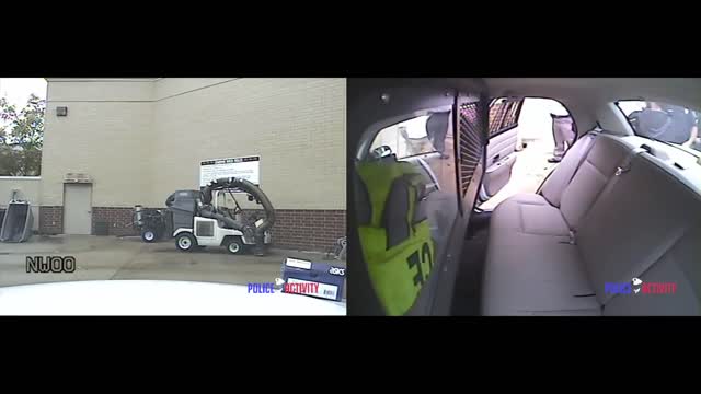 Dashcam Shows Suspect Ejected From Police Car During Crash