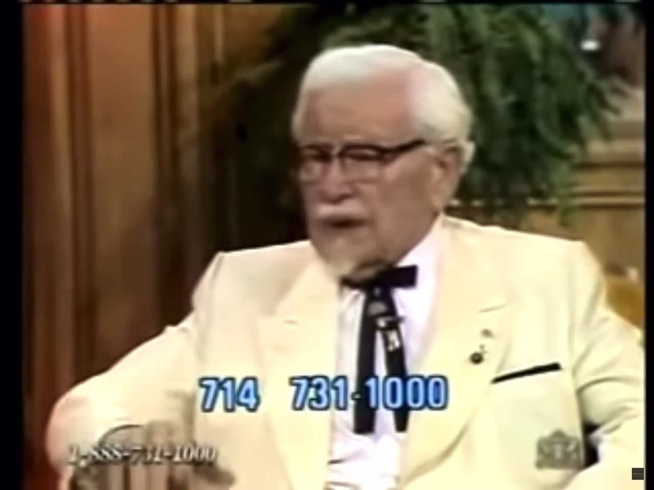 1979 KFC Founder Colonel Sanders on being saved at 77 yrs old Put your saved date below