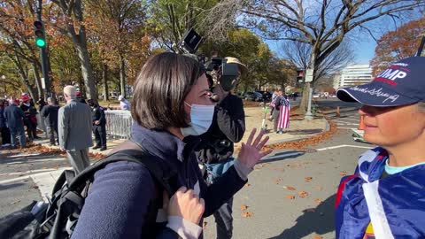 Michelle Marrow at the Million MAGA March