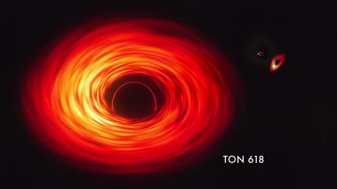 Nasa footage shows how terrifyingly vast black holes are😱😱