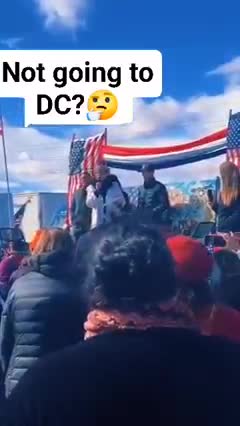 The people's convoy not going into DC