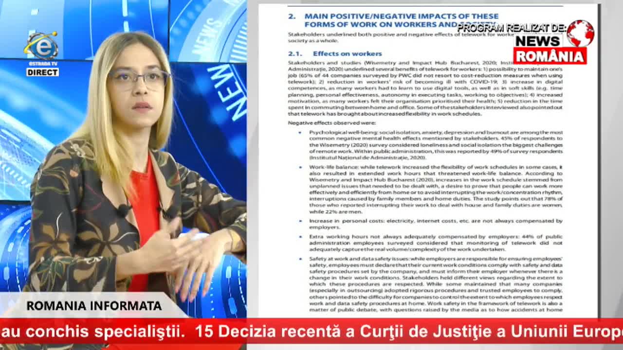România informată (News România; 29.12.2021)