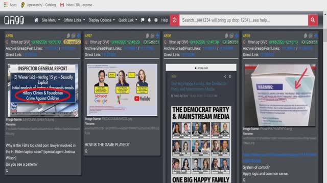 Episode 10 The Latest Qpost 4890-4898 Red October Qanon How is the Game Played One Big Google Family