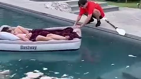 Water bottle prank
