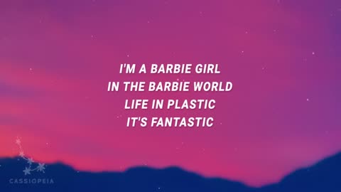 I am Barbie girl songs 😍