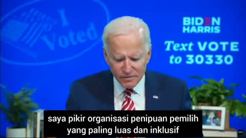 Biden: Kita Membangun Organisasi Penipuan Pemilih