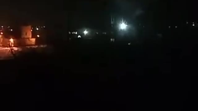 Air raid alarms going off at Engels Airbase in Russia.