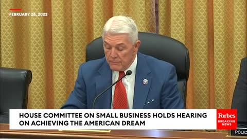 Roger Williams Leads House Small Business Committee Hearing On Achieving The American Dream