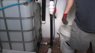 First Flush System Inside Tiny House 3