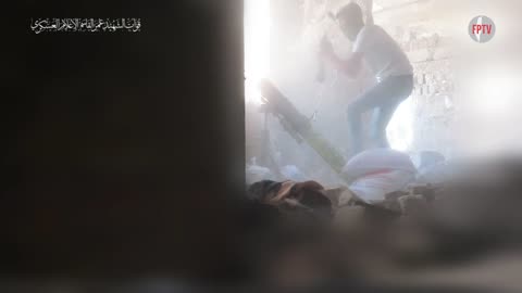 (EN Translated) DFLP/PIJ joint op, mortars on Netzarim axis, July 27, 2024.
