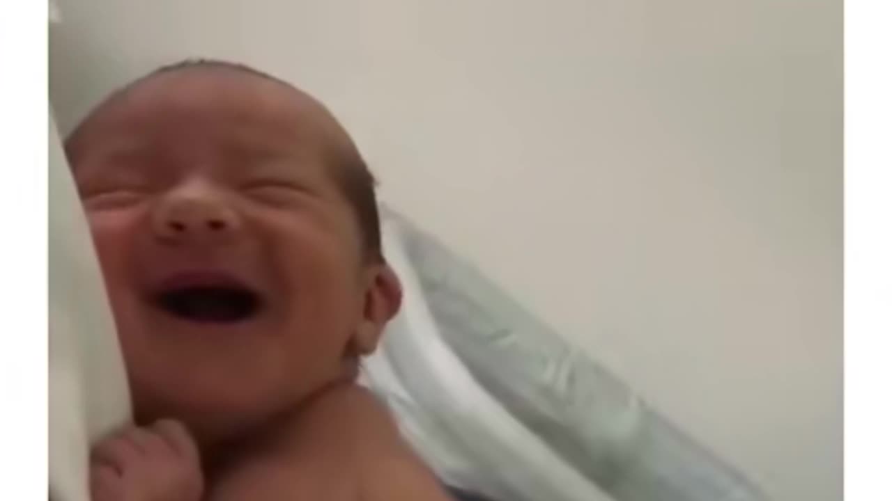 Cute baby smile