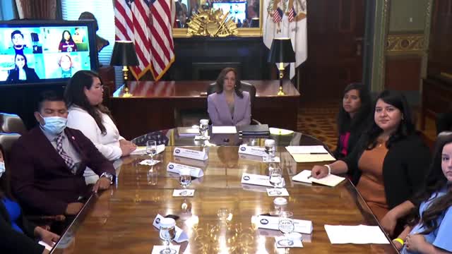 Vice President Harris Meets with DACA Recipients