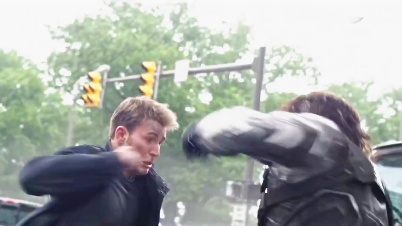 Captain America VS Winter soldier Hand To Hand Combackt #viral#video