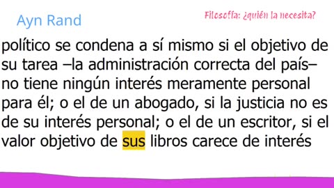 Ayn Rand - Filosofía: ¿quién la necesita? 1/3