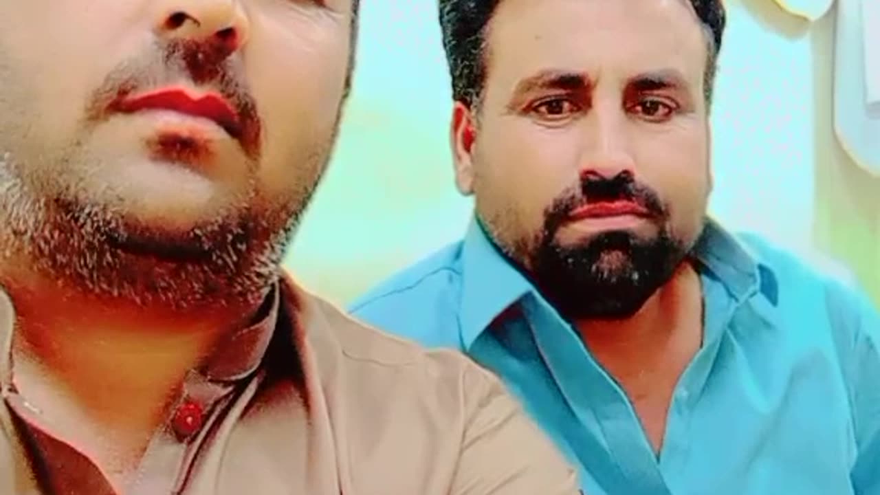With friend