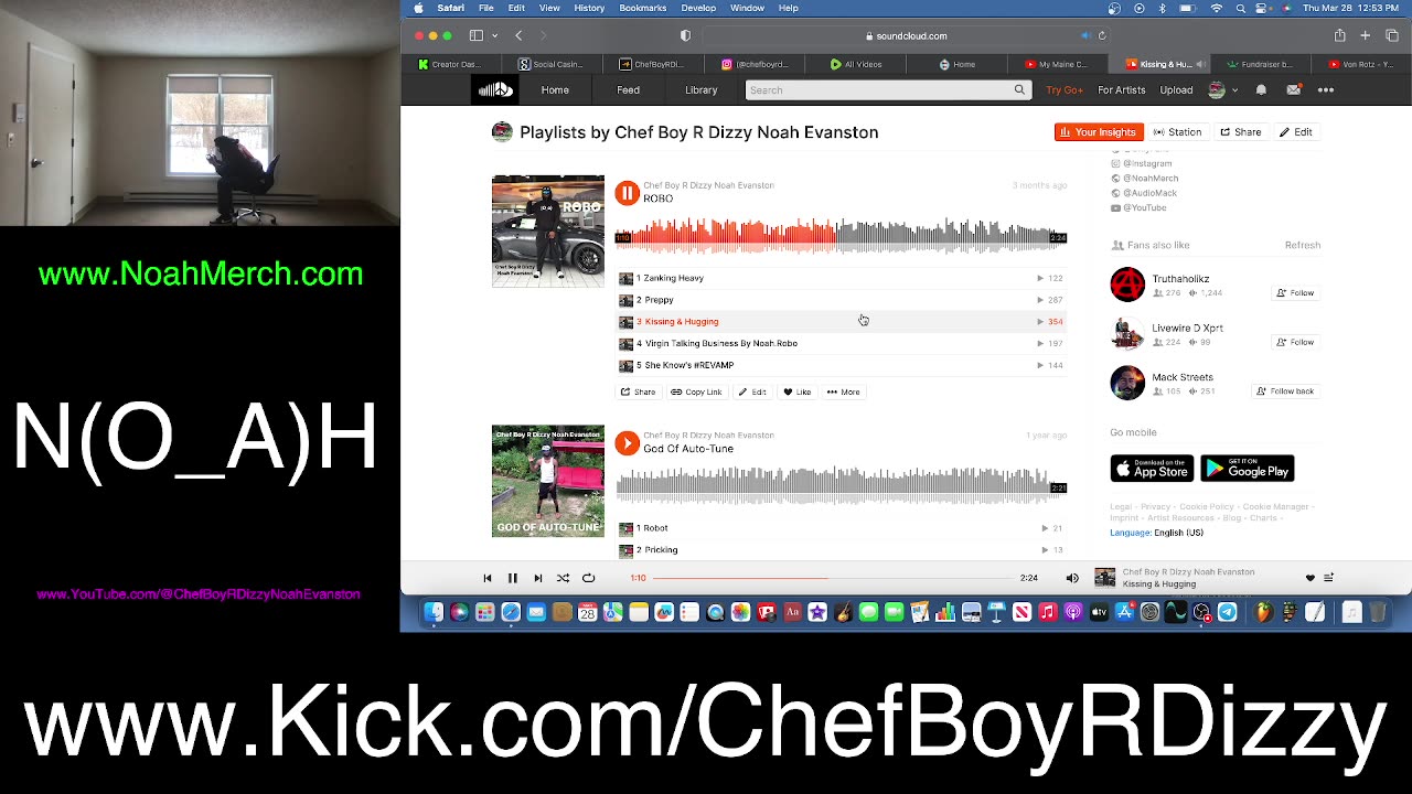 Chef Boy R Dizzy VLOG: @KickStreaming (O_o) #March #28 #2024 (O_o) www.Kick.com/ChefBoyRDizzy