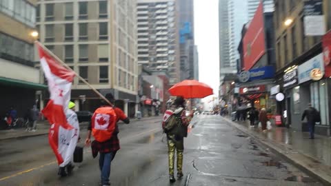 Toronto Freedom March, December 31, 2022 - New Year's Eve edition