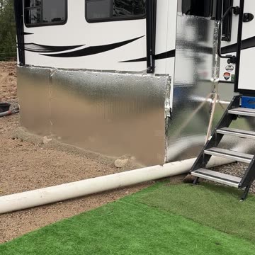 Insulated Skirting Completed