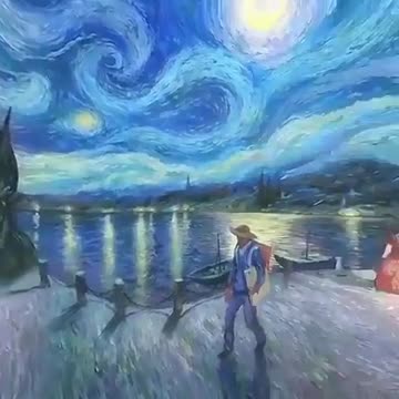 Vincent van Gogh’s Starry Night in virtual reality