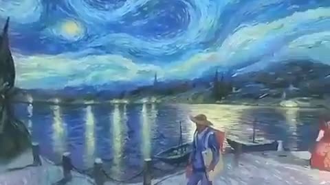 Vincent van Gogh’s Starry Night in virtual reality